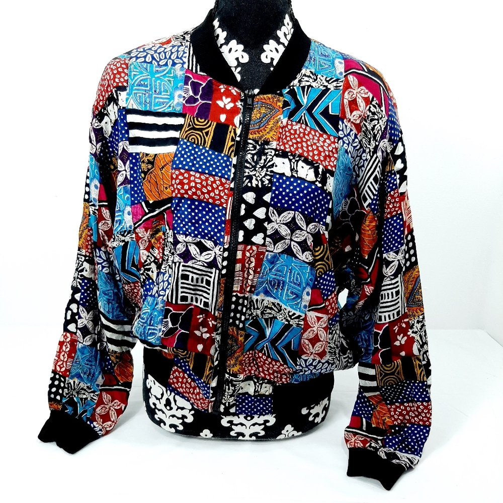 Vintage Ride rayon lightweight jacket, size small